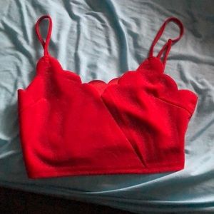 Red Shein tank top
